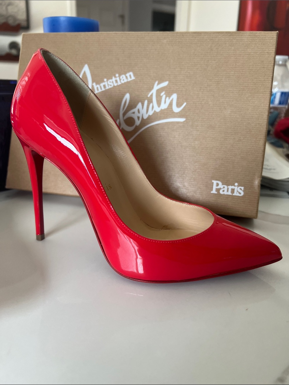 RARE Christian Louboutin Red Pigalle Follies